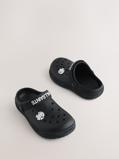 smALLSAINTS Black Clog Sandals image 1