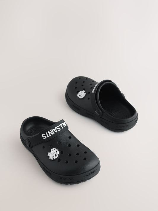 smALLSAINTS Black Clog Sandals - image 1