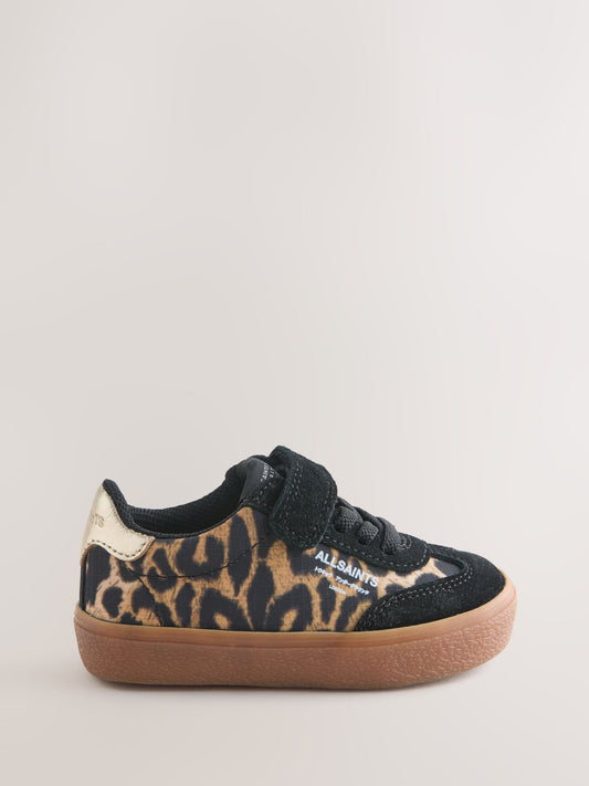smALLSAINTS Leopard Ripstop Gum Sole Trainers image 1