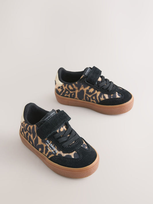 smALLSAINTS Leopard Ripstop Gum Sole Trainers image 2
