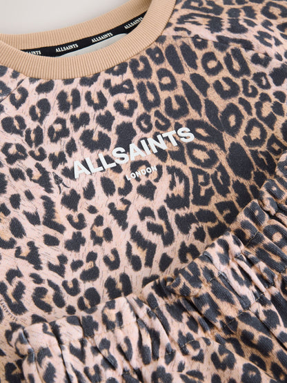 smALLSAINTS Leopard Logo Sweatshirt and Sweat Shorts Set - image 10