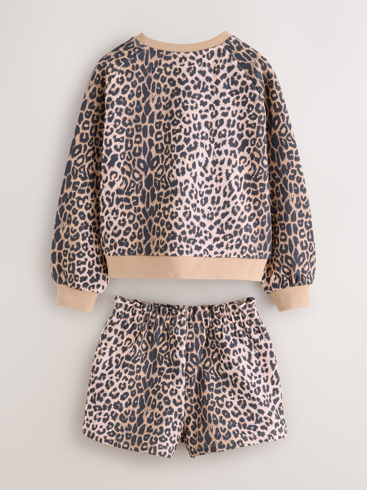 smALLSAINTS Leopard Logo Sweatshirt and Sweat Shorts Set - image 8