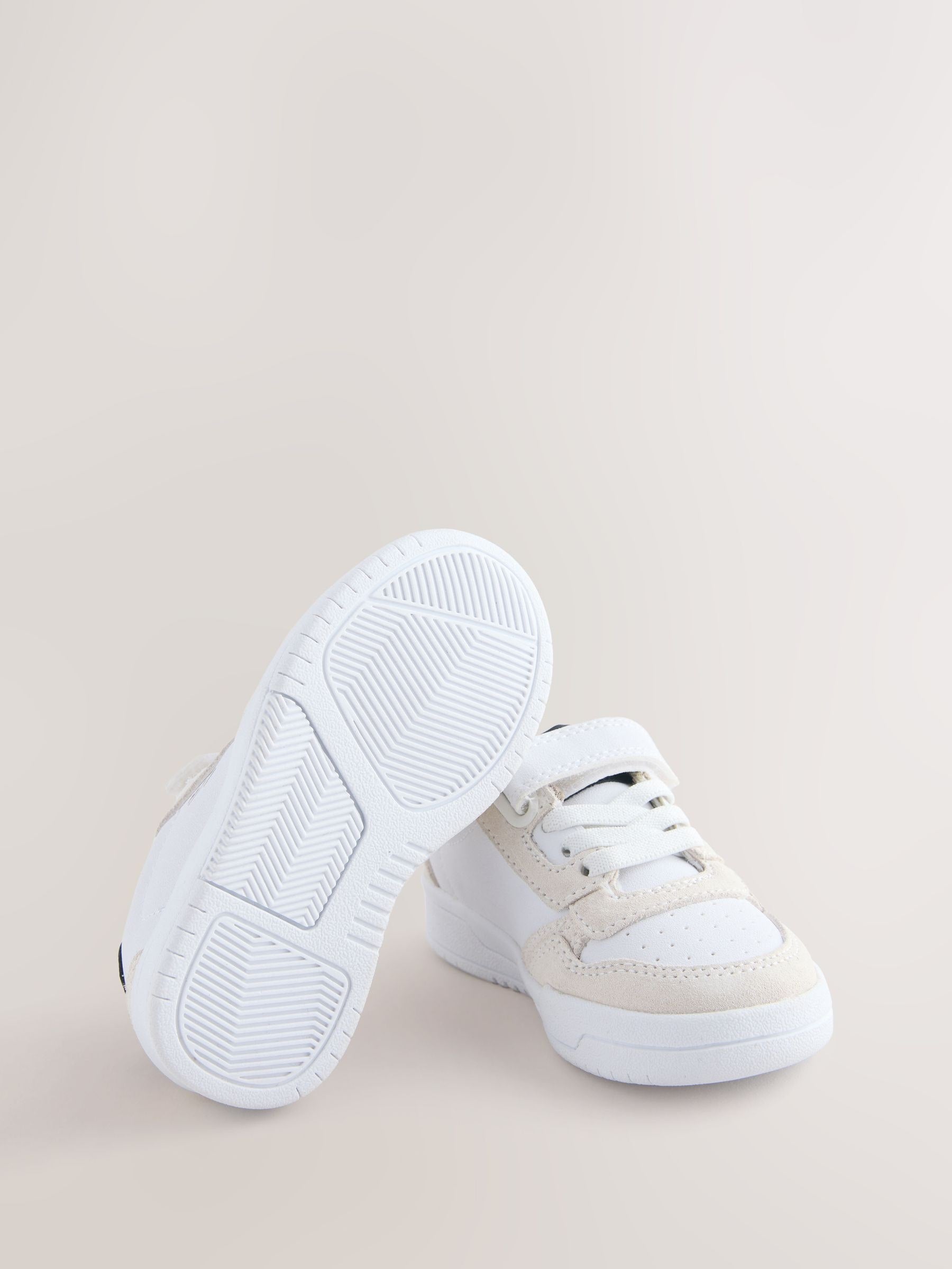 smALLSAINTS White Regan Low Top Trainers image 6