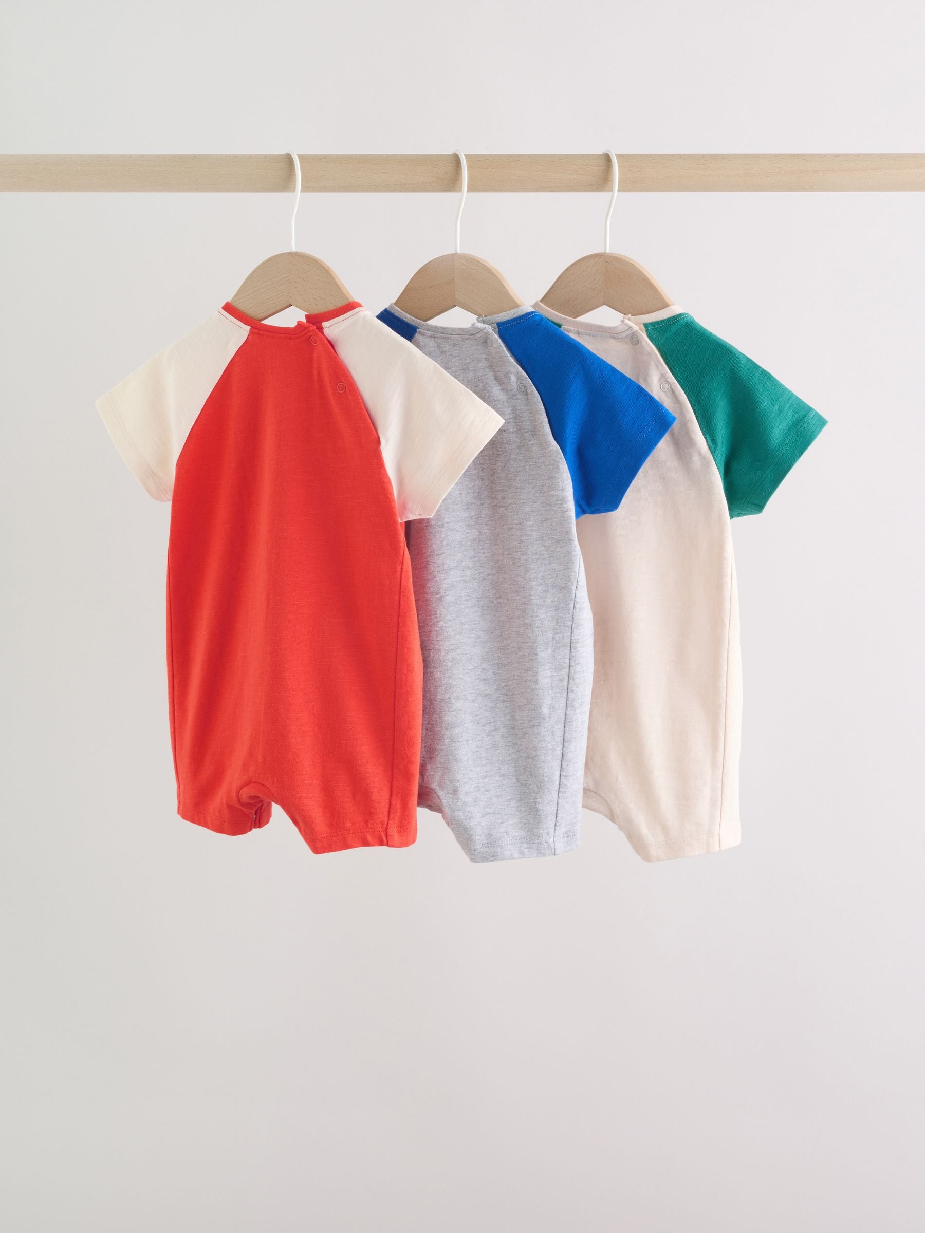 Bright Jersey Baby Rompers 3 Pack image 5
