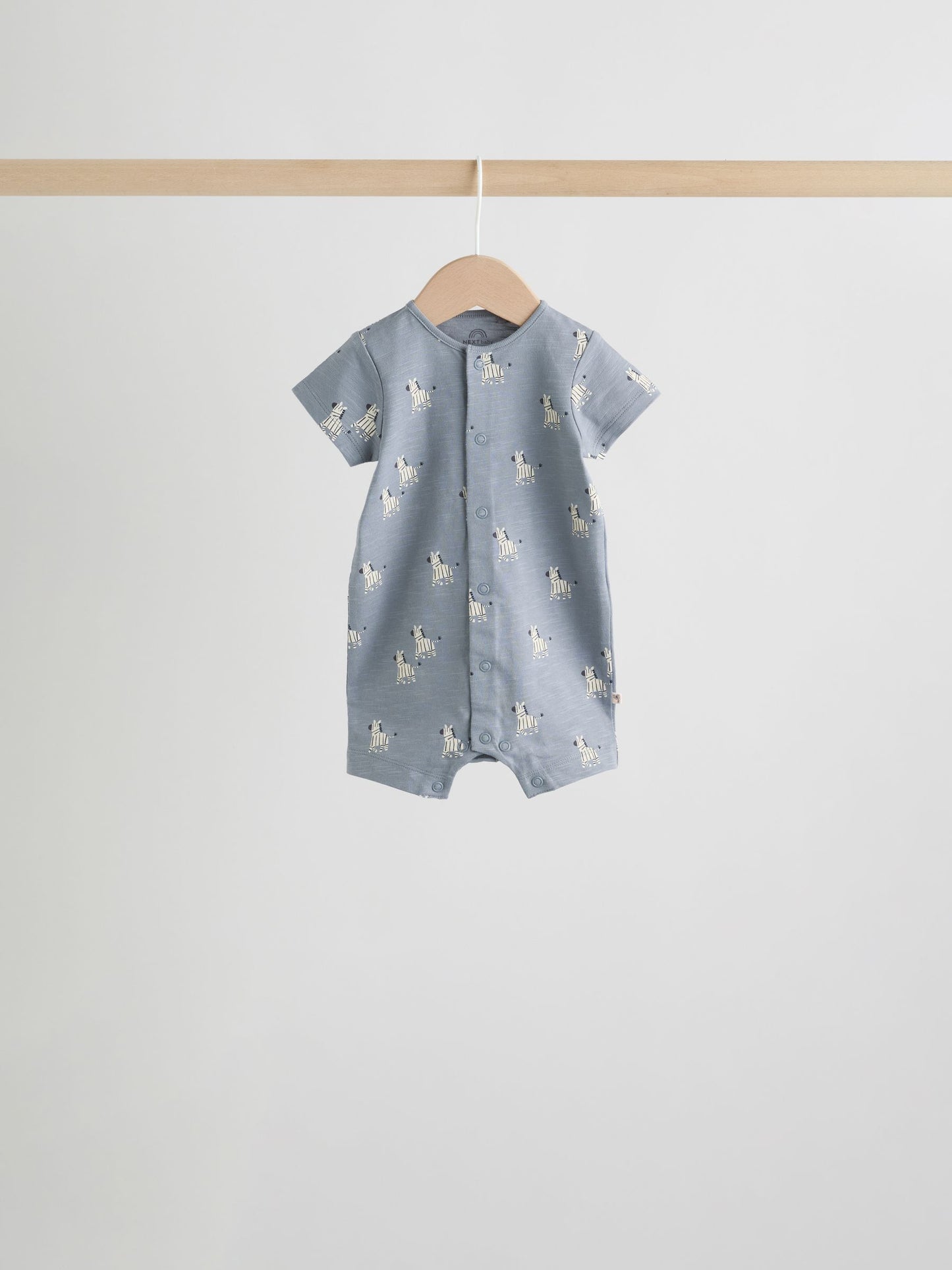Neutral Animal Jersey Baby Rompers 4 Pack image 6