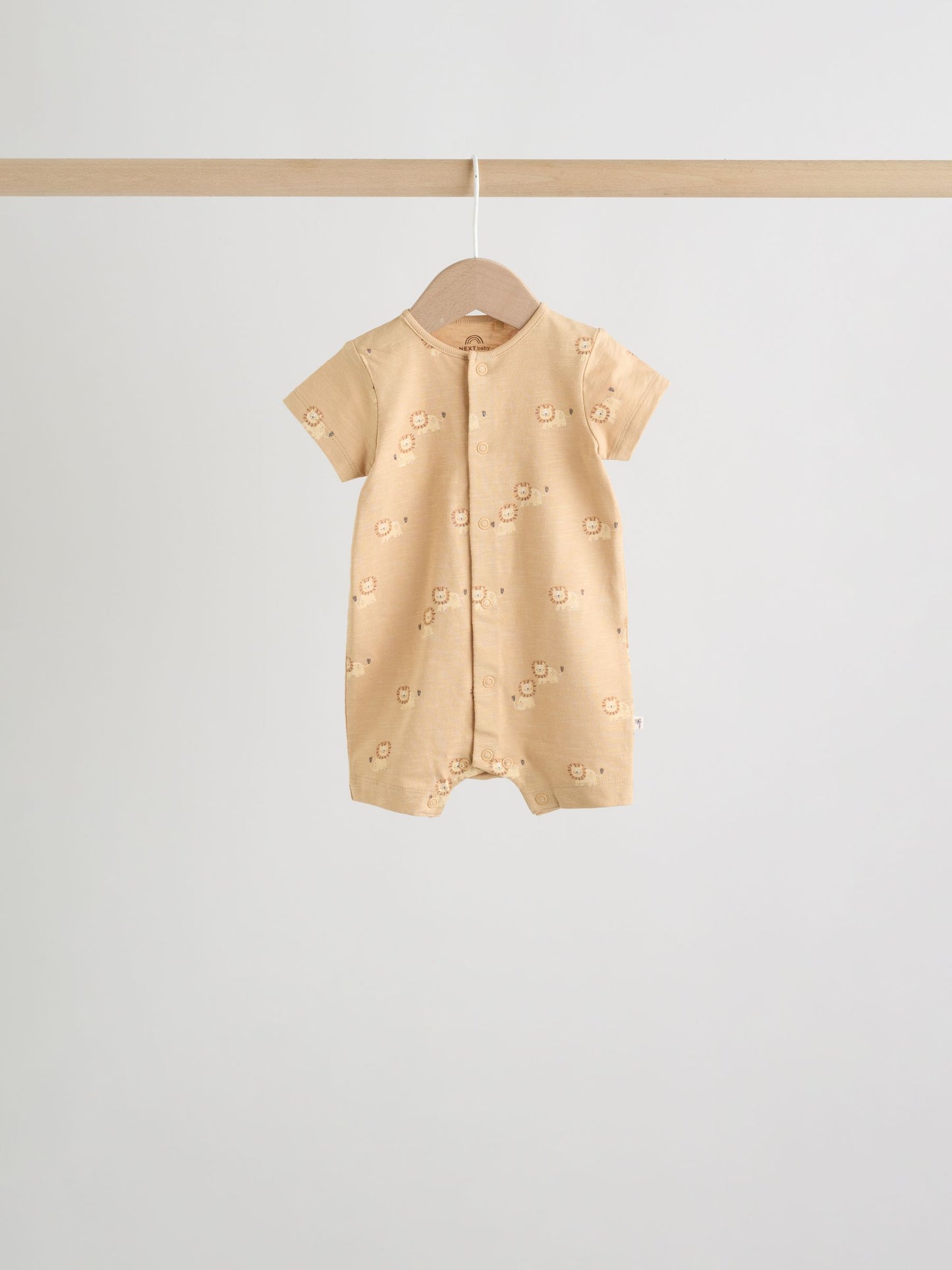 Neutral Animal Jersey Baby Rompers 4 Pack image 7