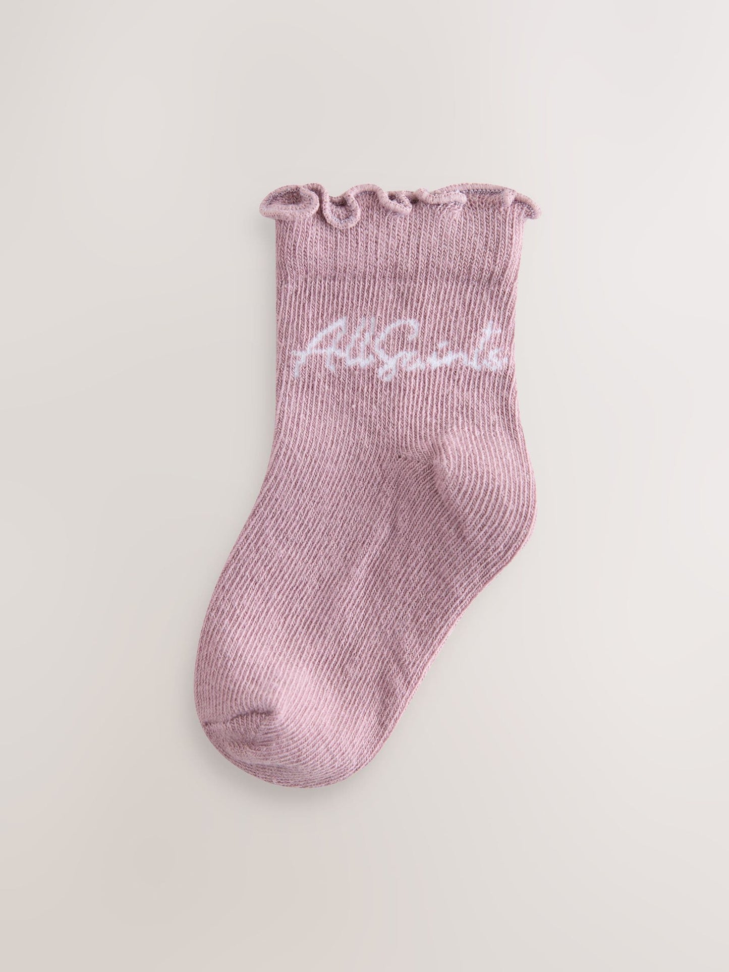 smALLSAINTS Pink Logo Socks 5 Pack image 4
