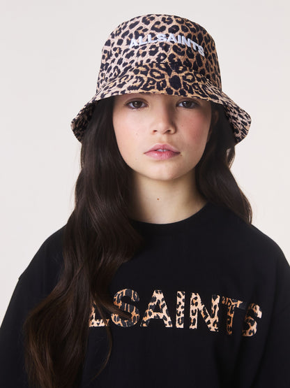 smALLSAINTS Leopard Logo Bucket Hat image 1