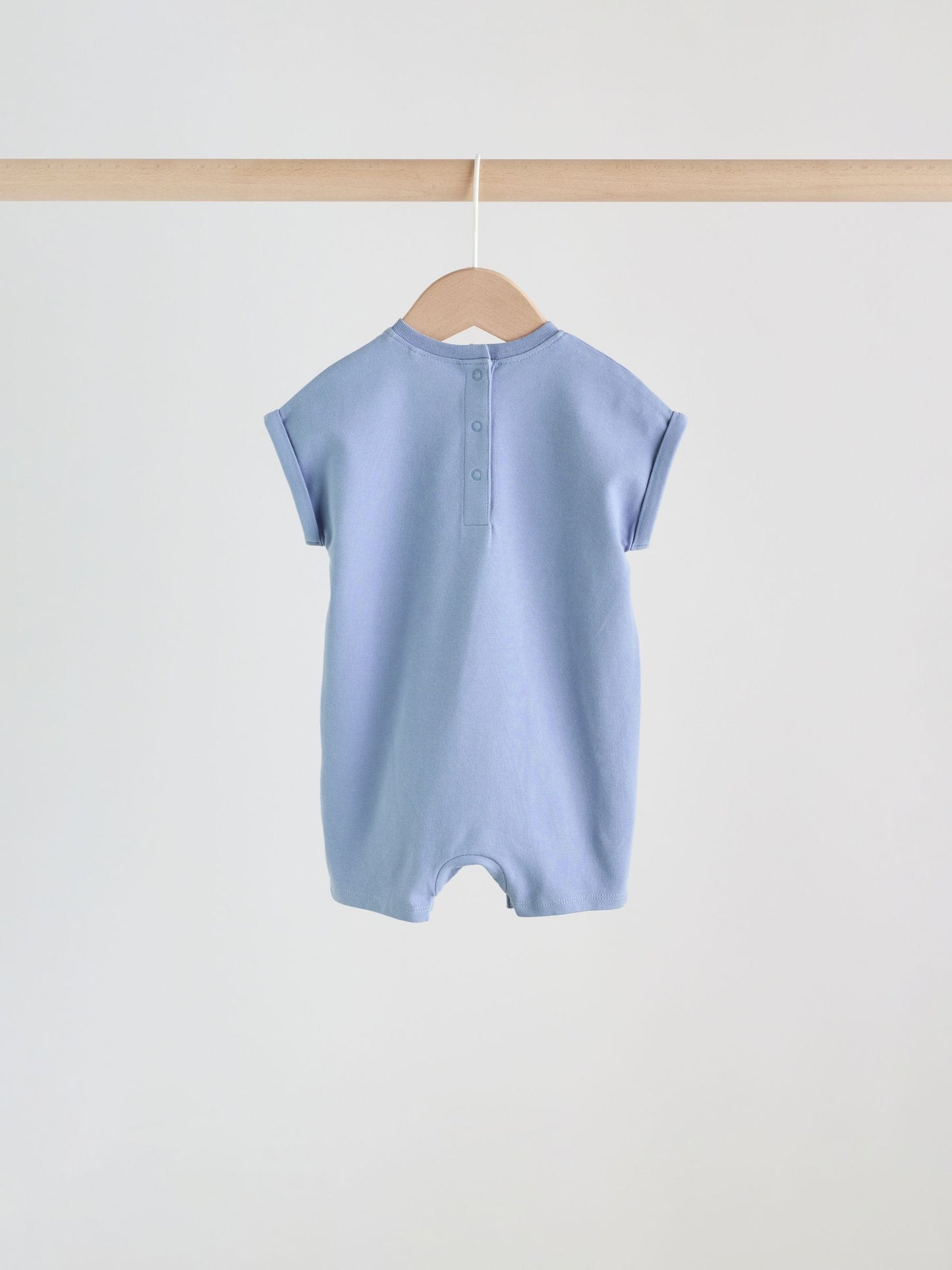Blue Safari Jersey Baby Rompers 3 Pack image 7