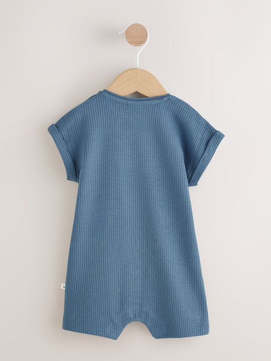 Blue I Love My Mummy Jersey Baby Romper image 3