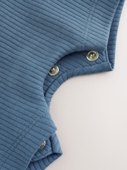 Blue I Love My Mummy Jersey Baby Romper image 6