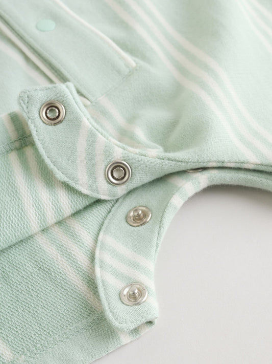 Blue Baby Jersey Rompers 2 Pack image 3