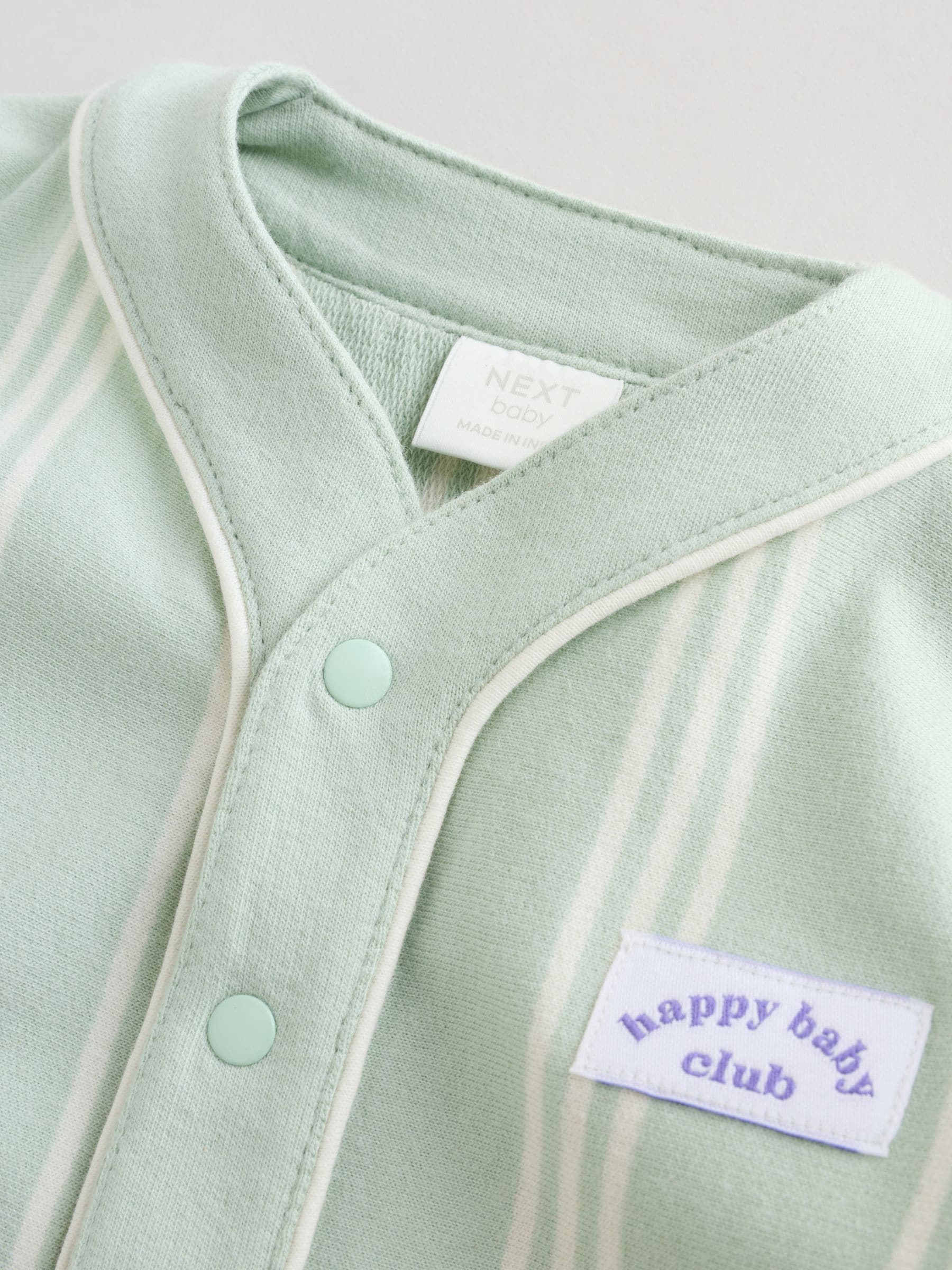 Blue Baby Jersey Rompers 2 Pack image 8