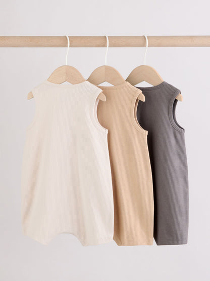 Grey Vest Jersey Baby Romper image 5