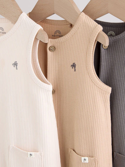 Grey Vest Jersey Baby Romper image 7