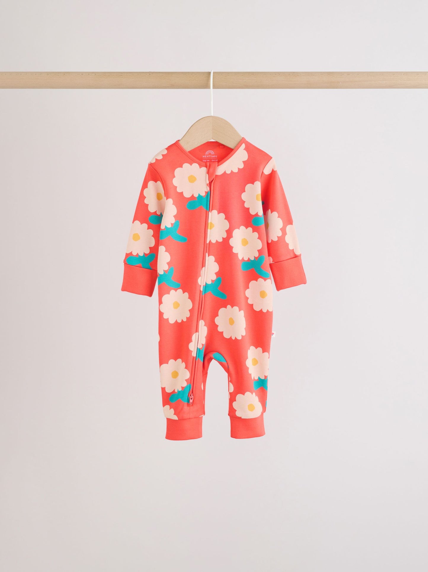 Lilac Purple Two Way Zip Baby Sleepsuit 4 Pack (0mths-3yrs) image 6