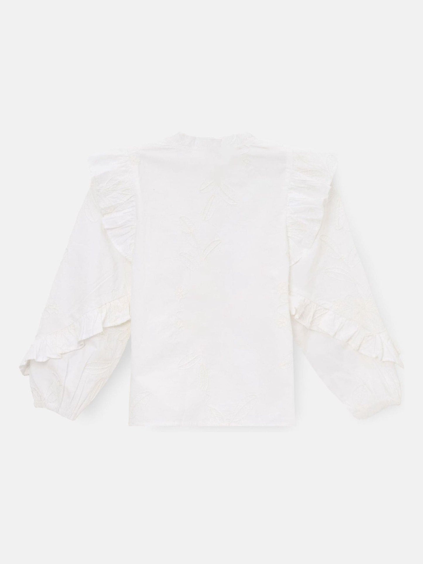 Dsiney Kidz - Angel & Rocket White Lacey Embroidered Frill Sleeve Blouse image 8