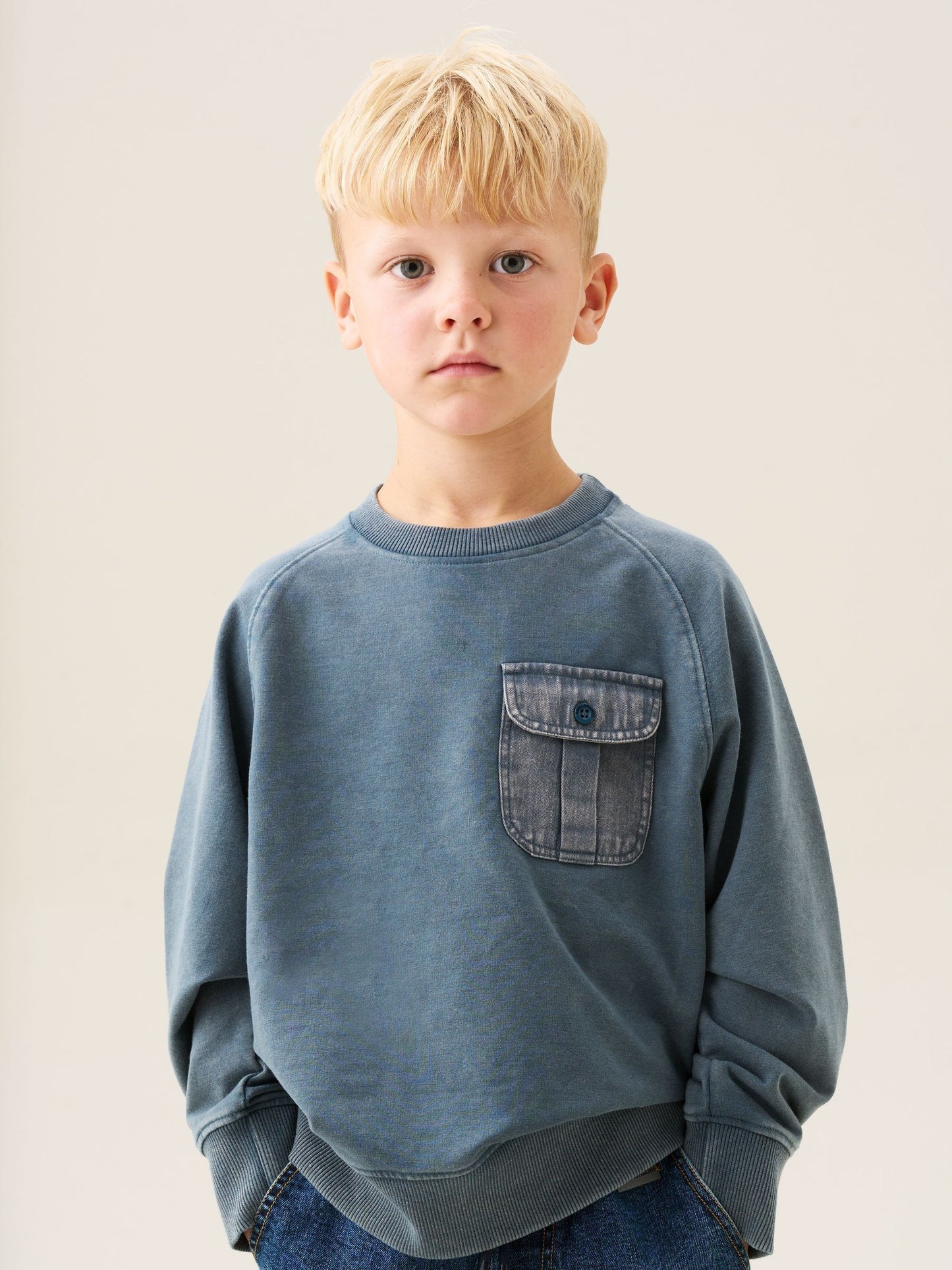 Dsiney Kidz - Angel & Rocket Blue Enzo Utility Sweatshirt image 1