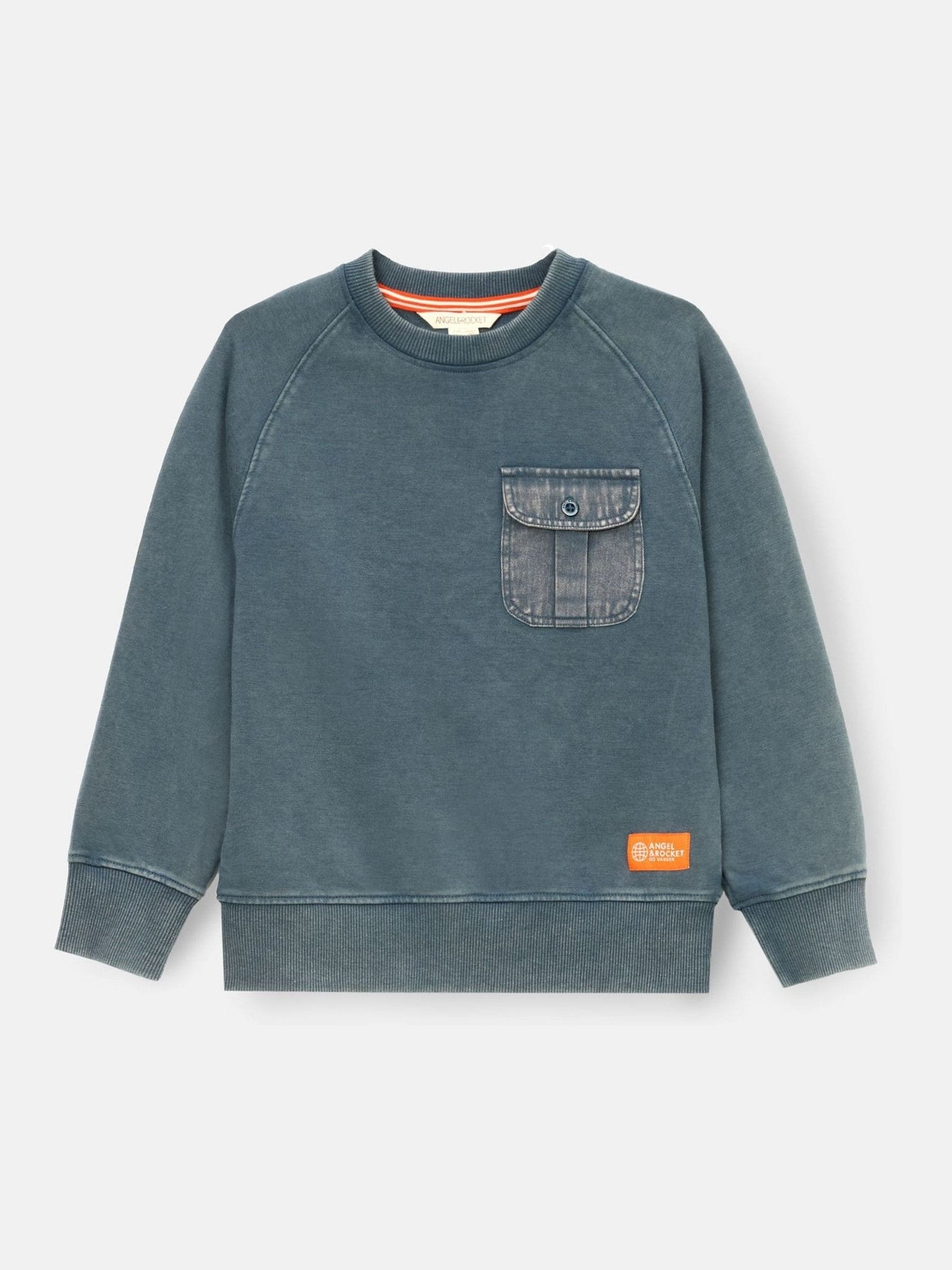 Dsiney Kidz - Angel & Rocket Blue Enzo Utility Sweatshirt image 5