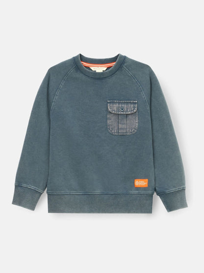 Dsiney Kidz - Angel & Rocket Blue Enzo Utility Sweatshirt image 5