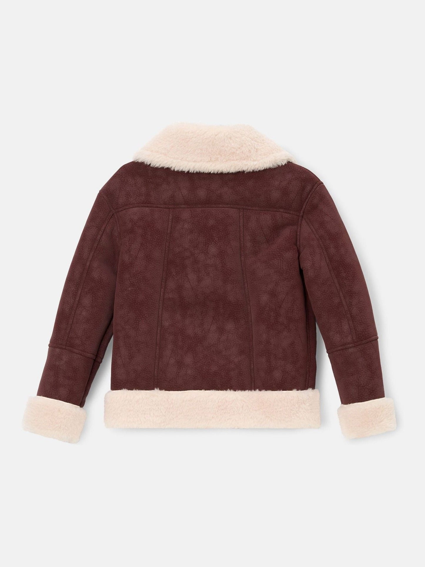 Dsiney Kidz - Angel & Rocket Red Halle Faux Leather Fur Jacket image 8