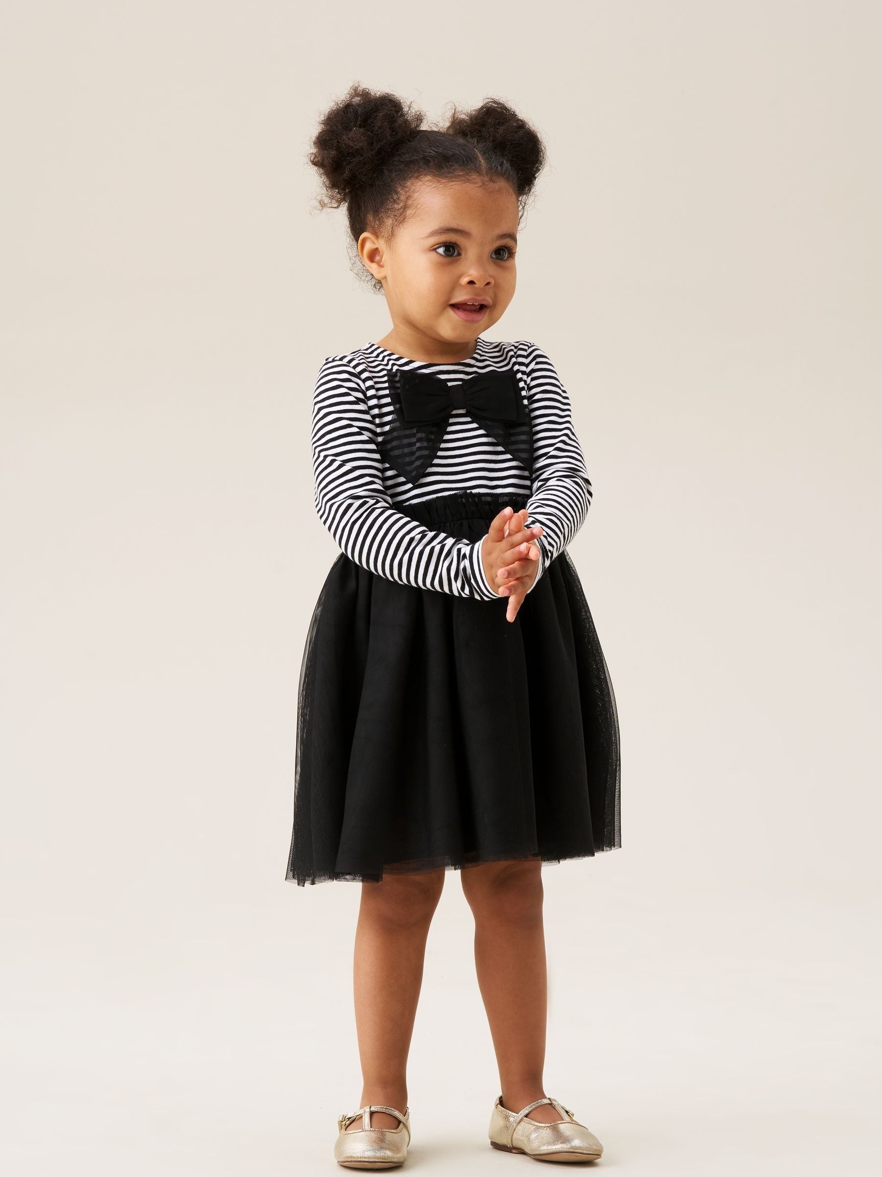 Angel & Rocket Black Carrie Bow Tutu Dress image 5