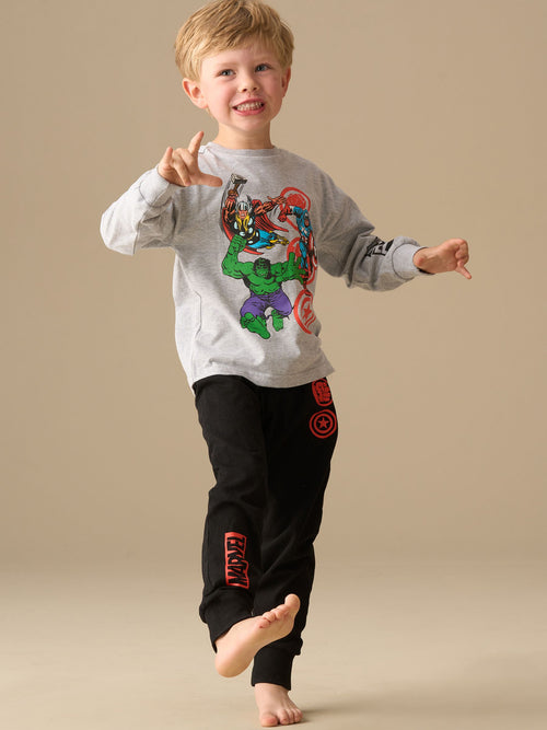 Dsiney Kidz - Angel & Rocket Grey Marvel Graphic Print Pyjamas image 1