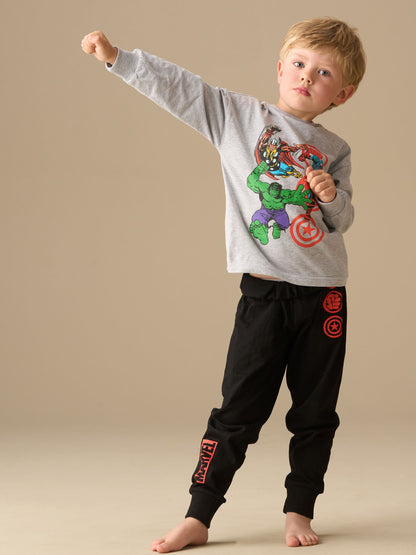 Dsiney Kidz - Angel & Rocket Grey Marvel Graphic Print Pyjamas image 3