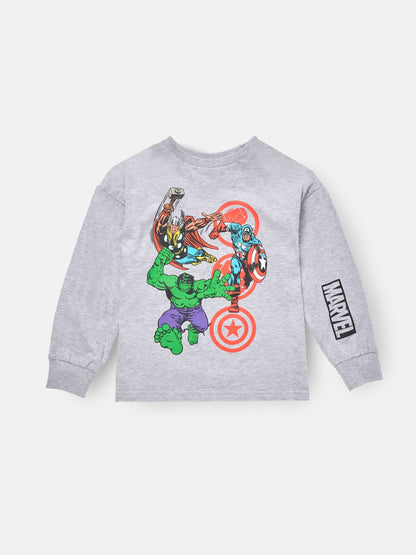 Dsiney Kidz - Angel & Rocket Grey Marvel Graphic Print Pyjamas image 5