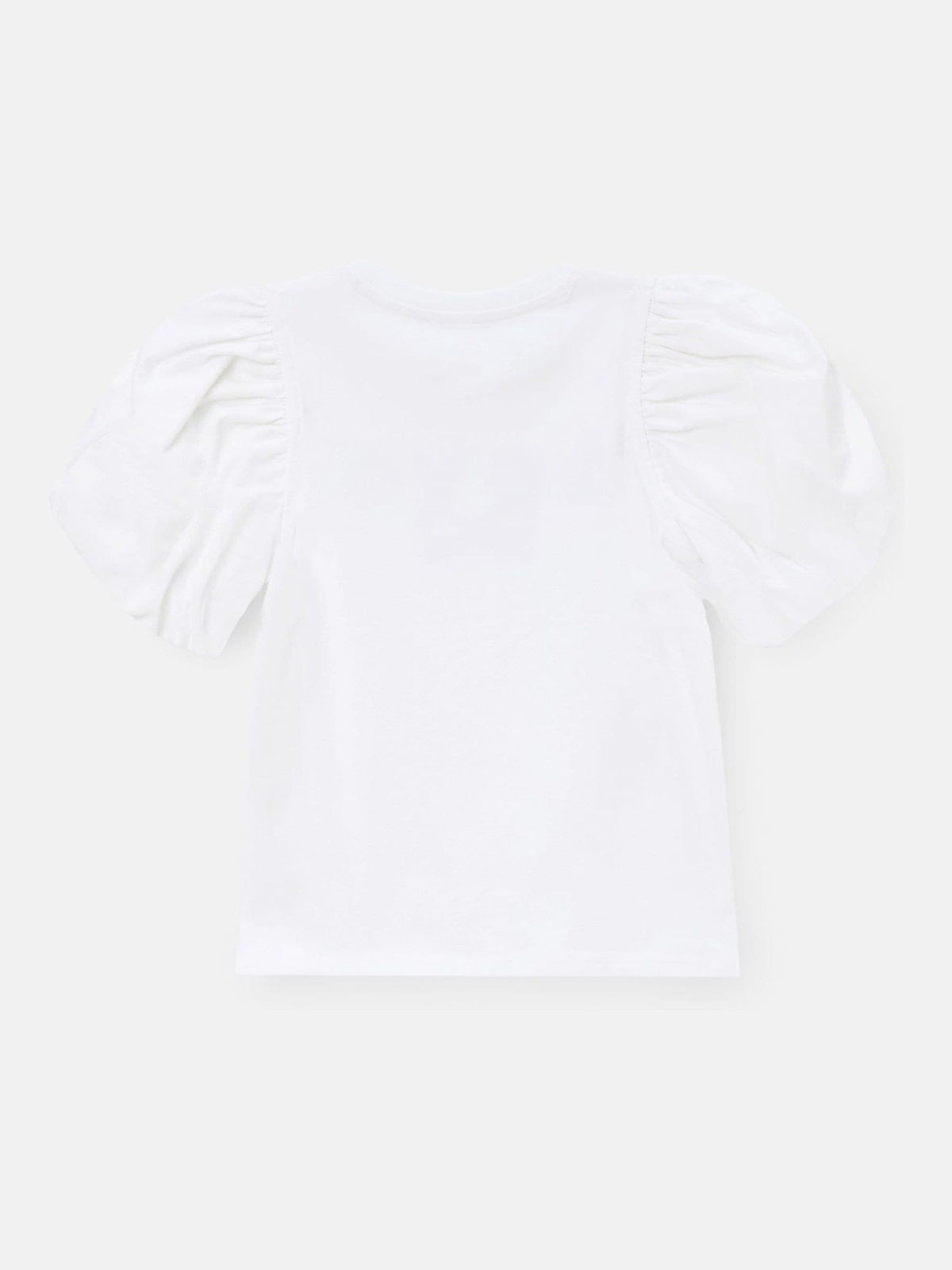 Dsiney Kidz - Angel & Rocket White Heidi Puff Sleeve Embellished Top image 4