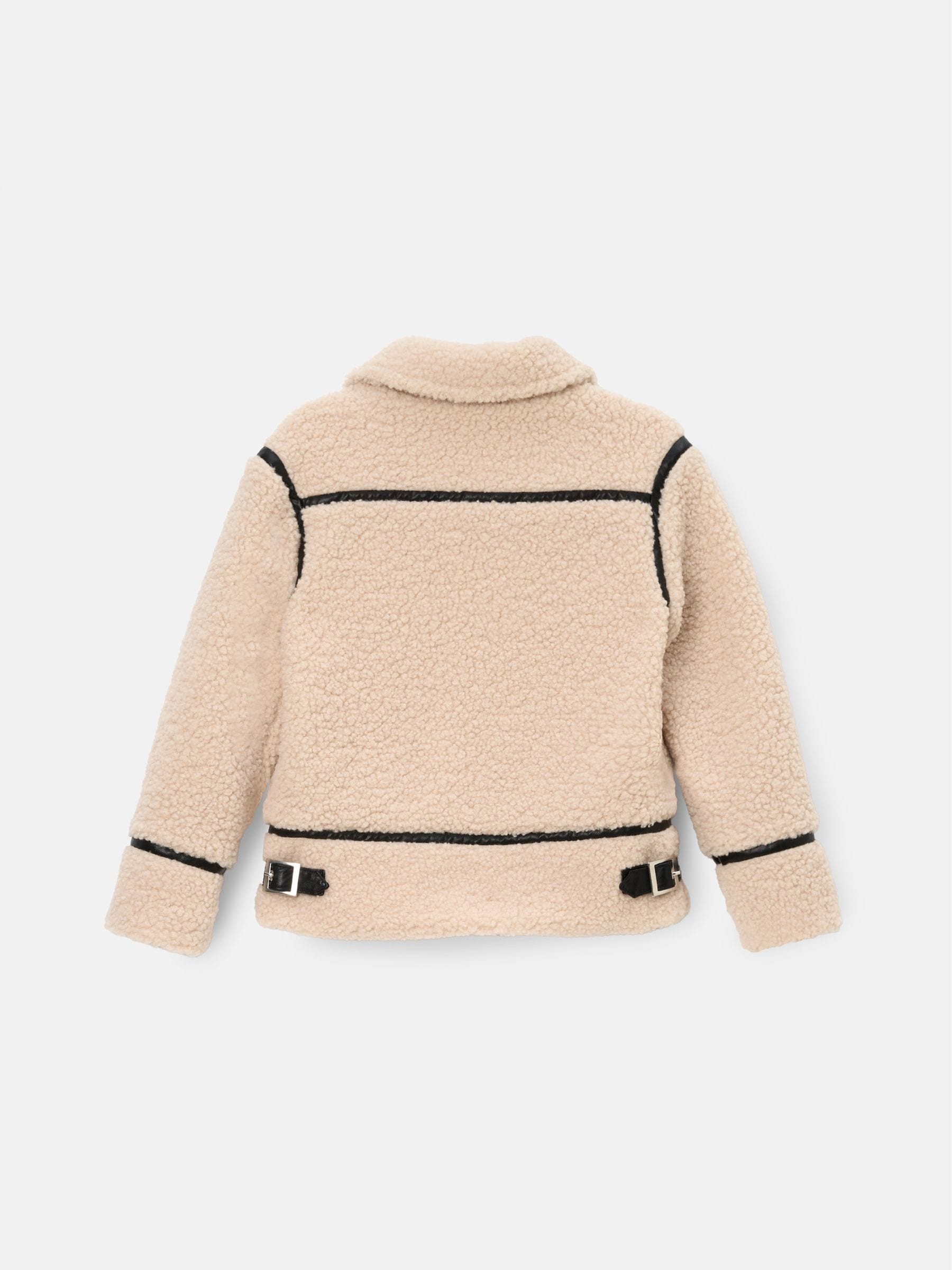 Dsiney Kidz - Angel & Rocket Cream Charlie Sherpa Trim Jacket image 7