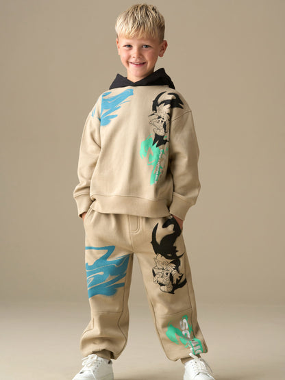 Dsiney Kidz - Angel & Rocket Natural Sonic Contrast Hoodie image 2