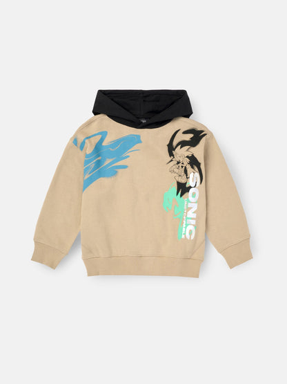 Dsiney Kidz - Angel & Rocket Natural Sonic Contrast Hoodie image 5