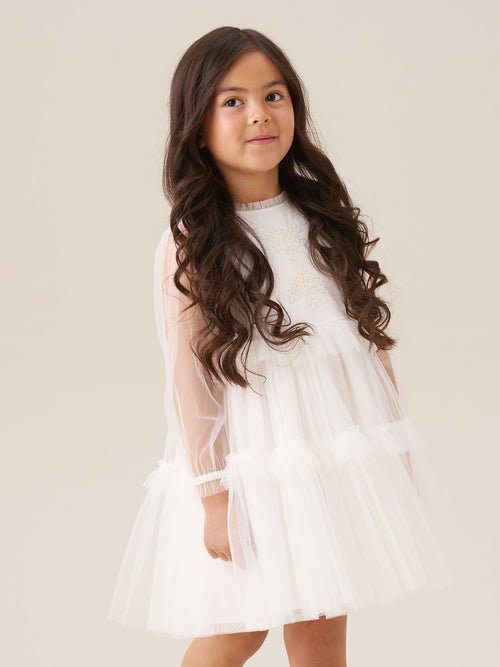 Dsiney Kidz - Angel & Rocket Natural Beau Embroidered Boho Dress image 1