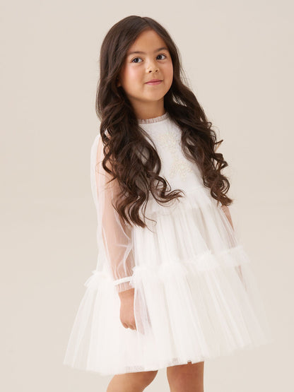 Angel & Rocket Natural Beau Embroidered Boho Dress image 1