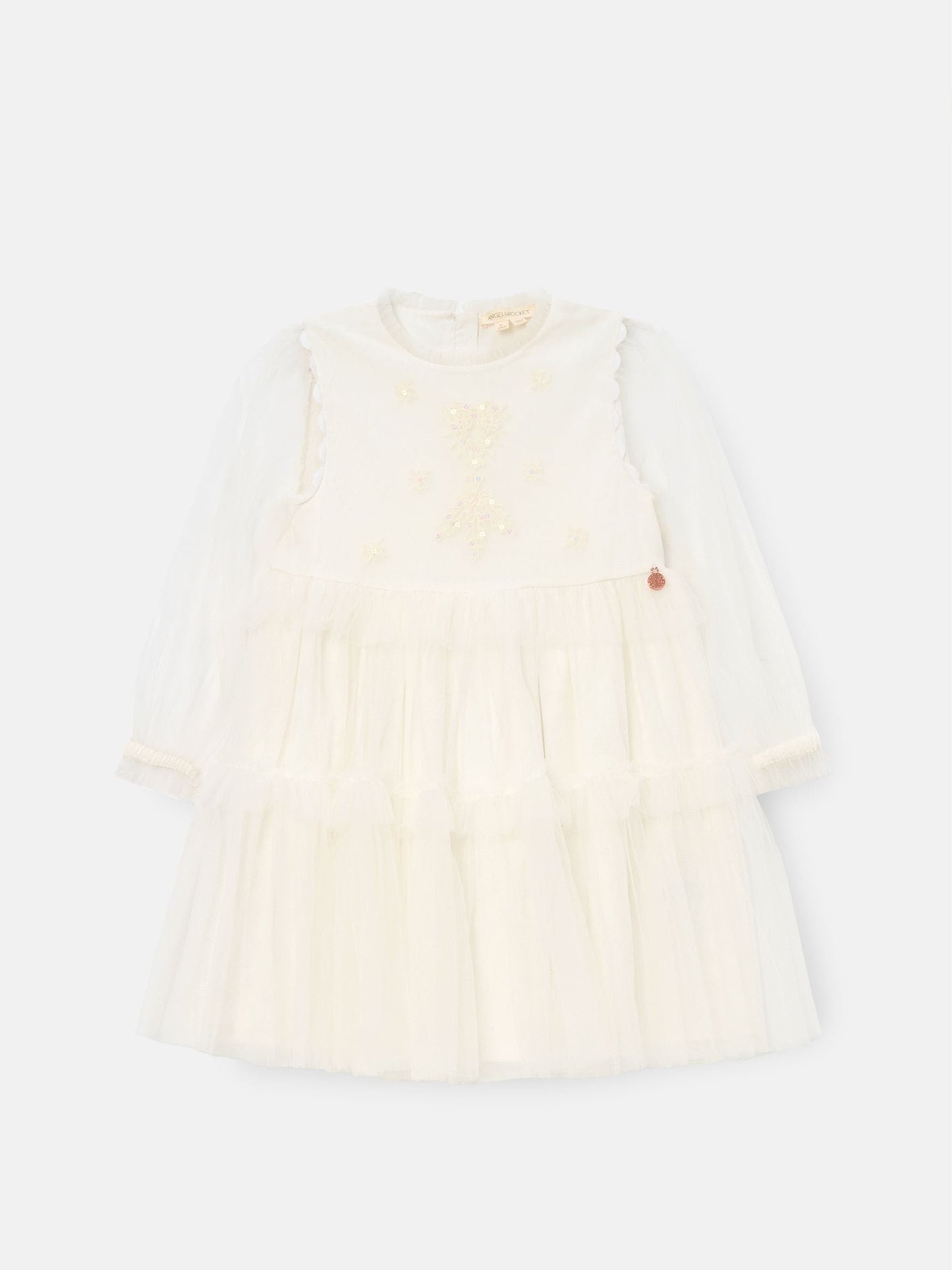 Angel & Rocket Natural Beau Embroidered Boho Dress image 5