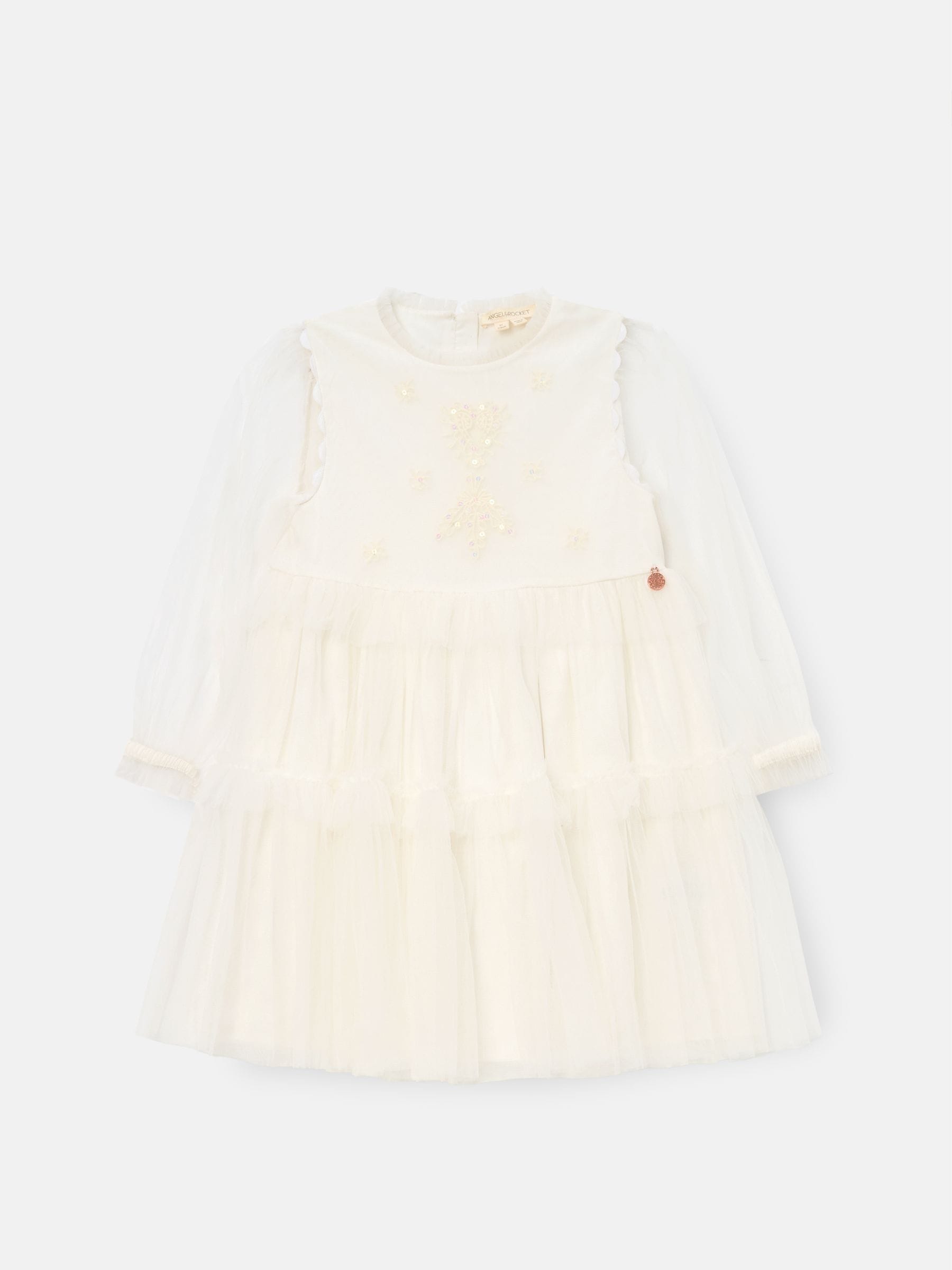 Angel & Rocket Natural Beau Embroidered Boho Dress image 5