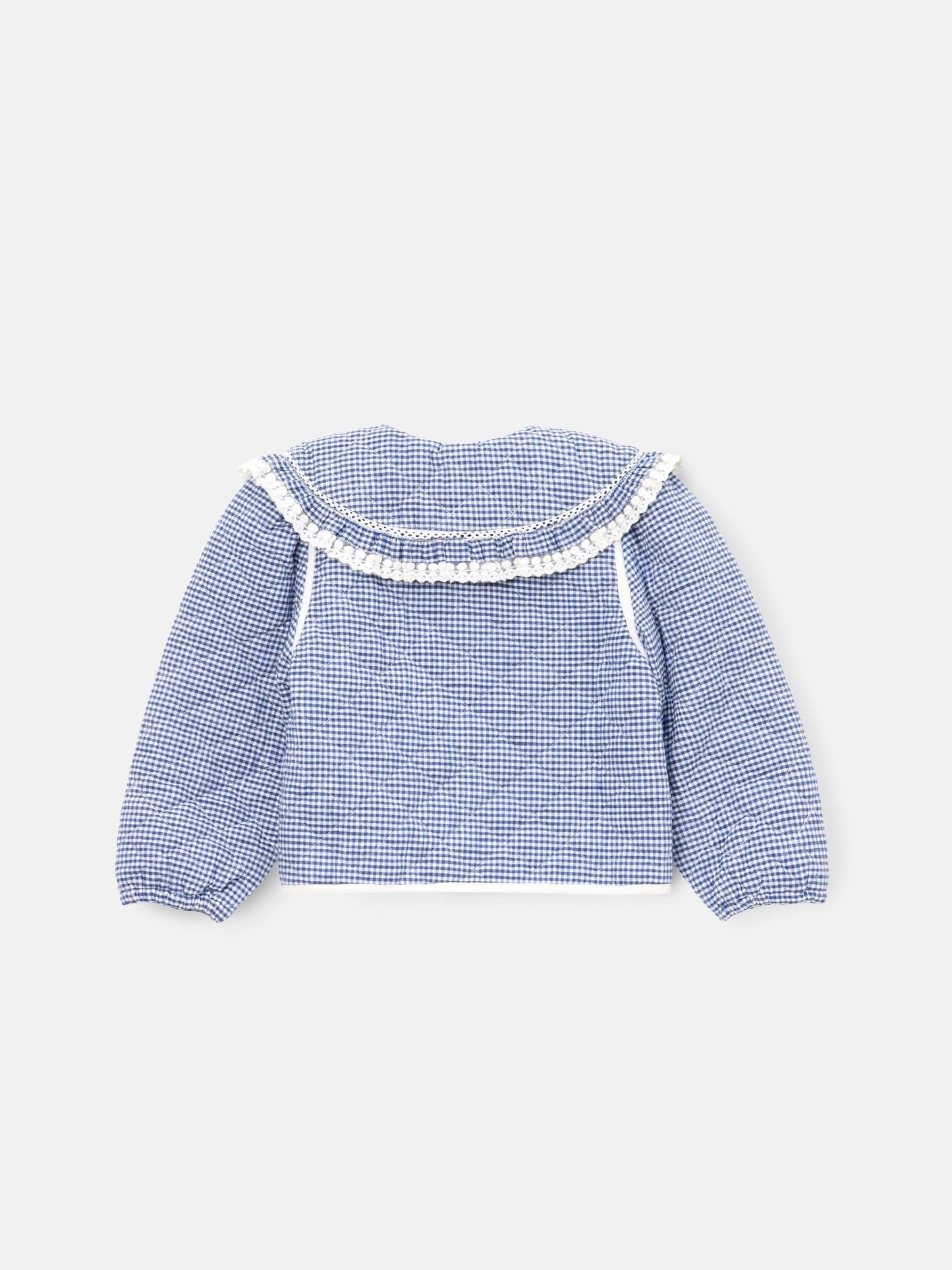 Dsiney Kidz - Angel & Rocket Blue Lottie Quilted Lace Trim Collar Jacket image 6