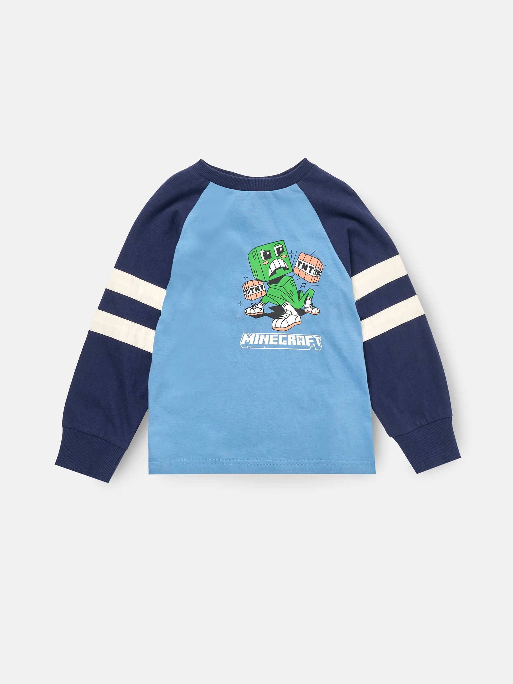 Dsiney Kidz - Angel & Rocket Blue Minecraft Varsity Pyjamas image 3