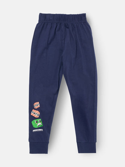 Dsiney Kidz - Angel & Rocket Blue Minecraft Varsity Pyjamas image 4