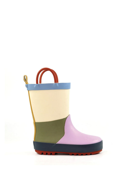 Lazy Dogz Purple Bubblegum Colour Block Wellingtons image 1