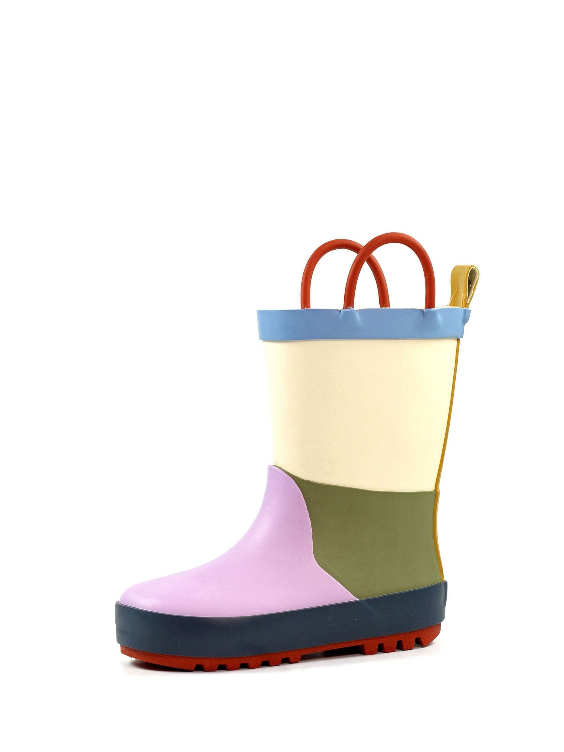 Lazy Dogz Purple Bubblegum Colour Block Wellingtons image 3