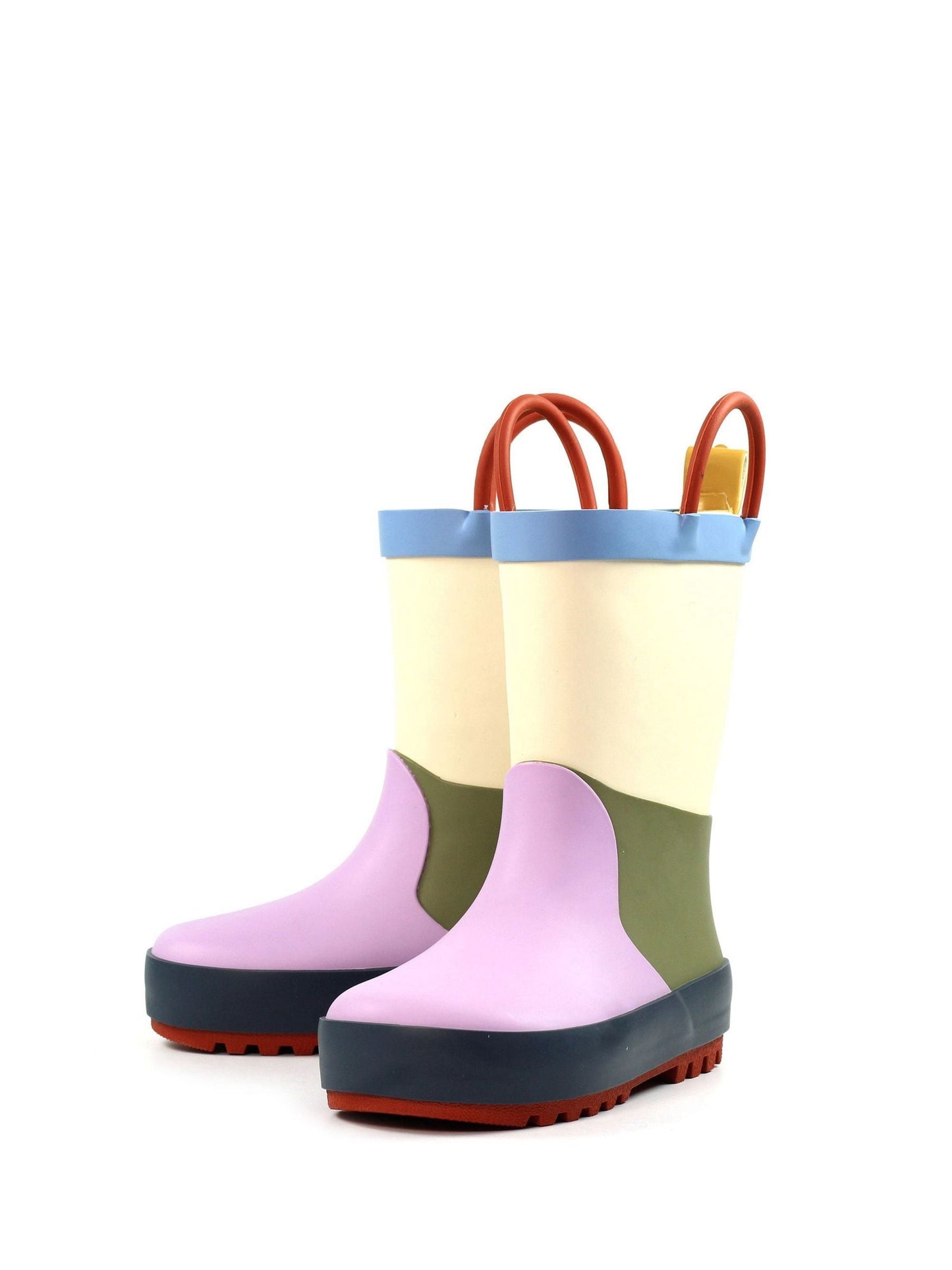 Lazy Dogz Purple Bubblegum Colour Block Wellingtons image 4