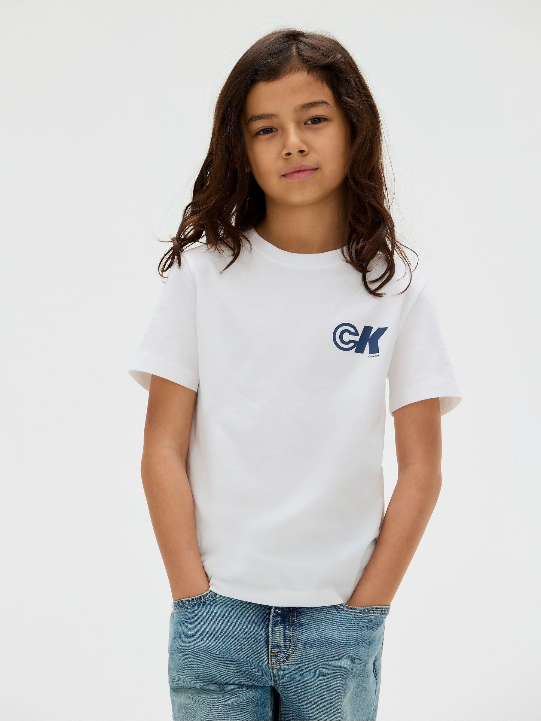 Dsiney Kidz - Calvin Klein White Regular Seasonal T-Shirt image 1