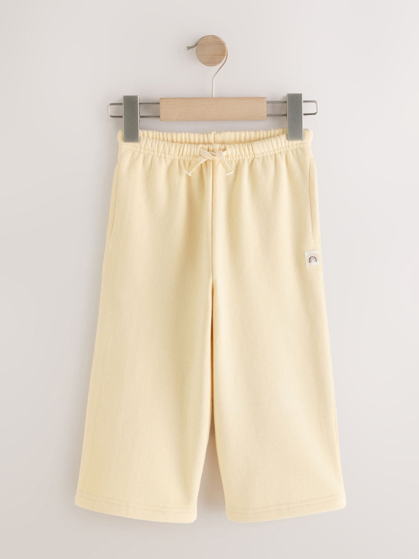 Butter Yellow Wide Leg Sweat Joggers (3mths-7yrs) image 4