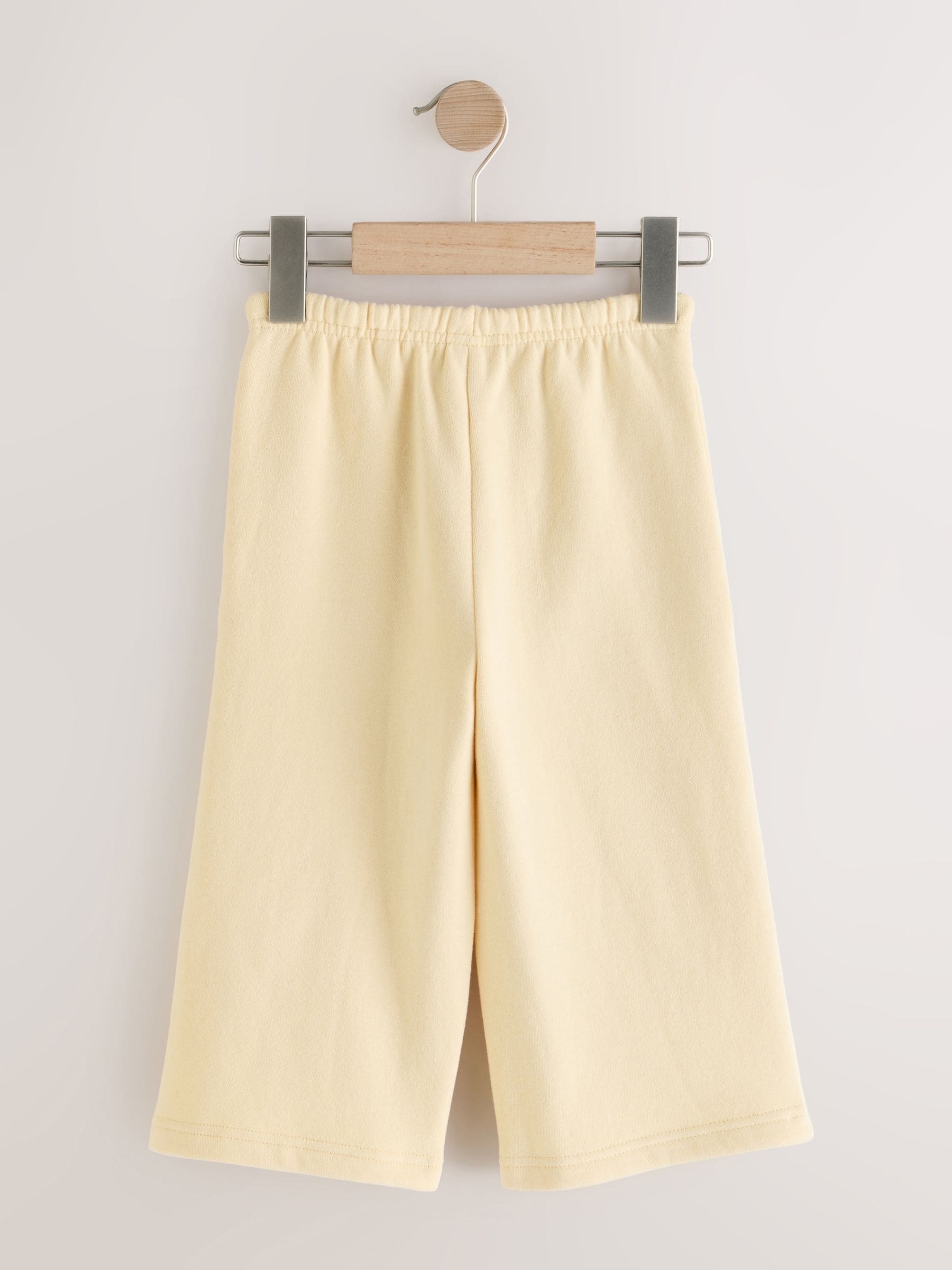 Butter Yellow Wide Leg Sweat Joggers (3mths-7yrs) image 5