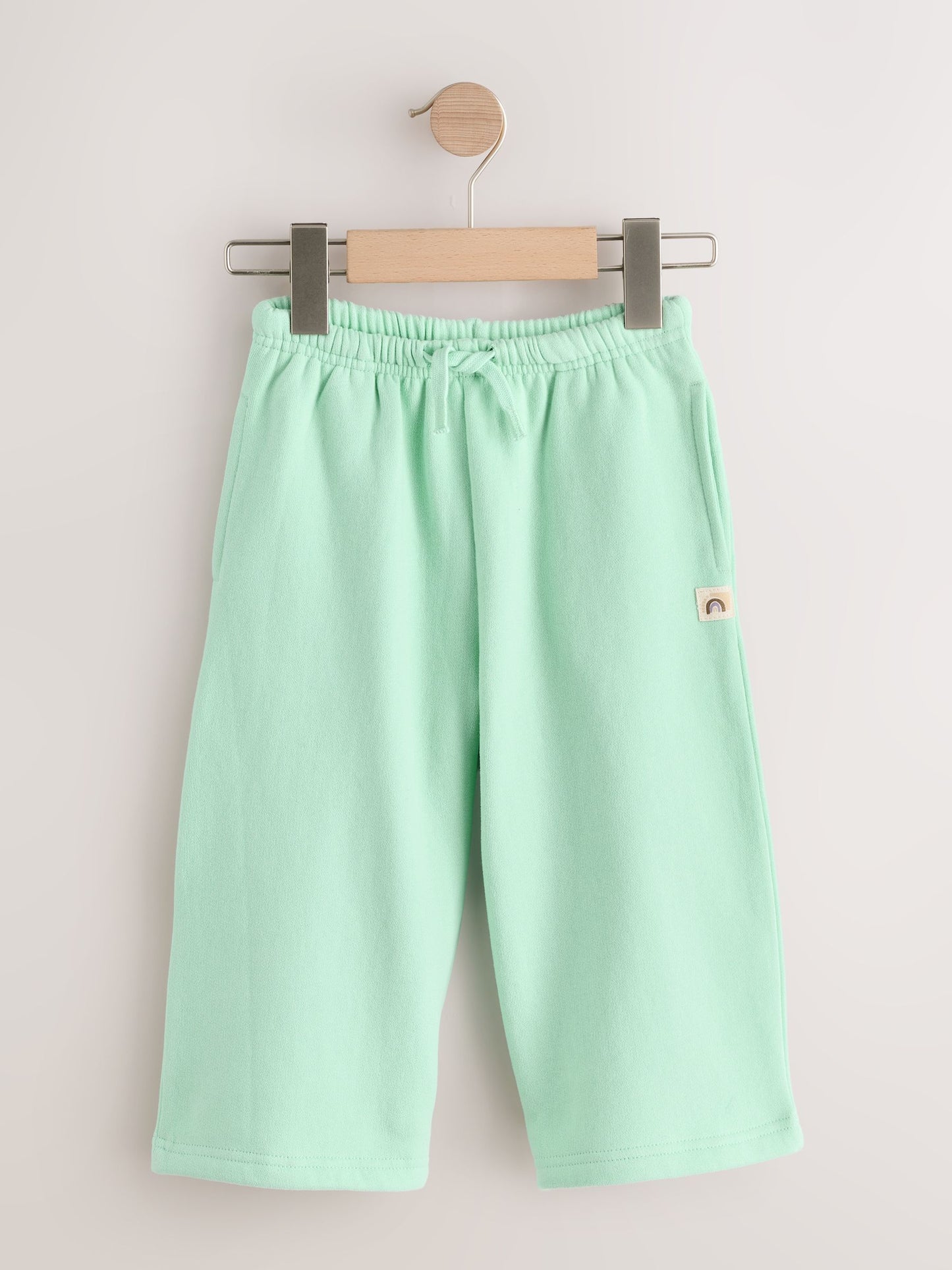 Mint Green Wide Leg Sweat Joggers (3mths-7yrs) image 5