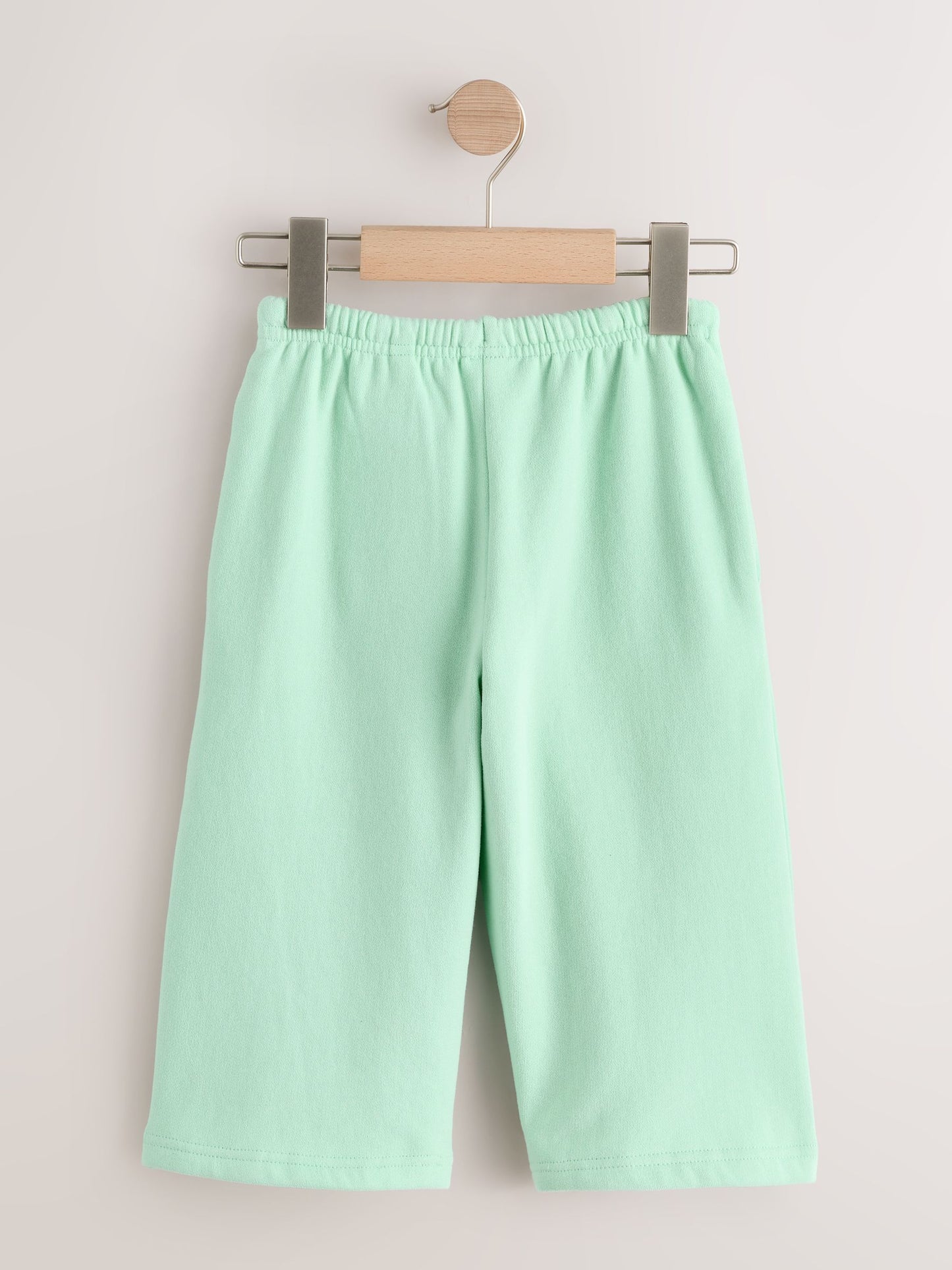 Mint Green Wide Leg Sweat Joggers (3mths-7yrs) image 6