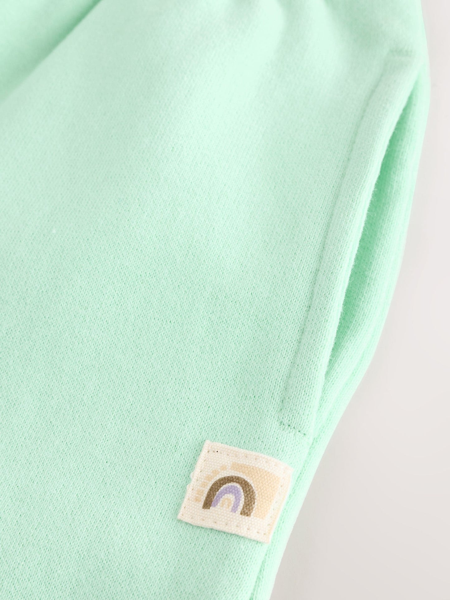 Mint Green Wide Leg Sweat Joggers (3mths-7yrs) image 7