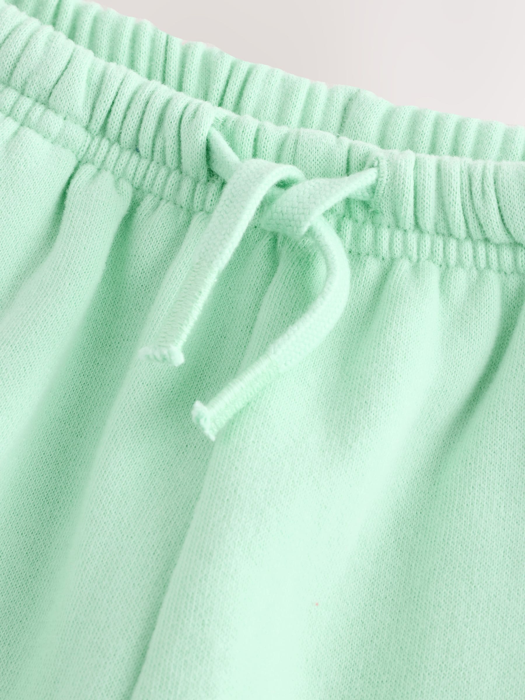 Mint Green Wide Leg Sweat Joggers (3mths-7yrs) image 8